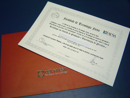 Diploma de pos graduacao
